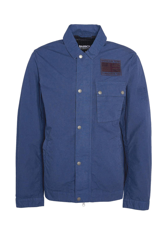 Giacca cotone stile workers blu Barbour P24