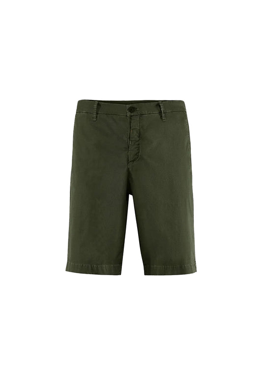 Pantaloni corti bermuda verde oliva cotone chino Bomboogie P24