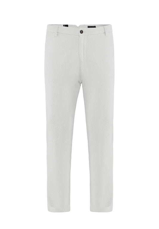 Pantaloni bianchi cotone Japan Bomboogie P24