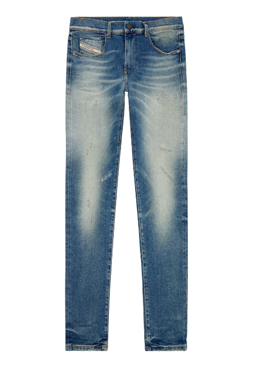 Pantaloni Jeans slim chiaro 2019 D-Strukt Diesel P24