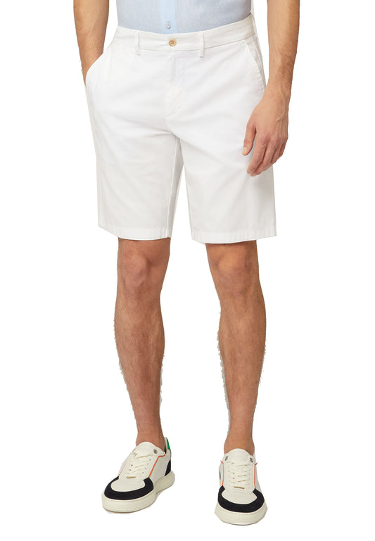 Bermuda Pantaloncino basic bianco cotone Harmont & Blaine P24