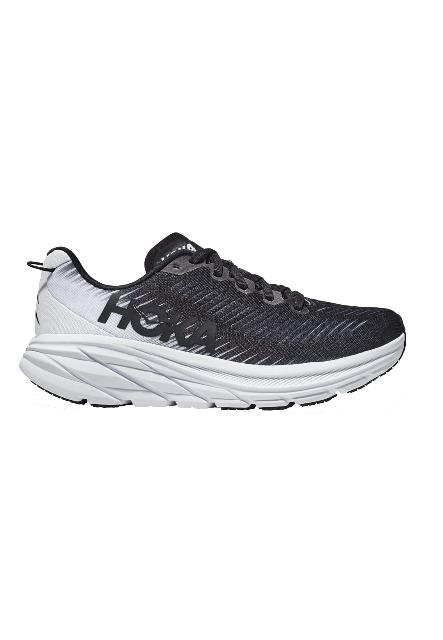 Scarpe sneakers da corsa running nere Rincon 3 Hoka P24 RINCON 3BWHTBWHT HOKA