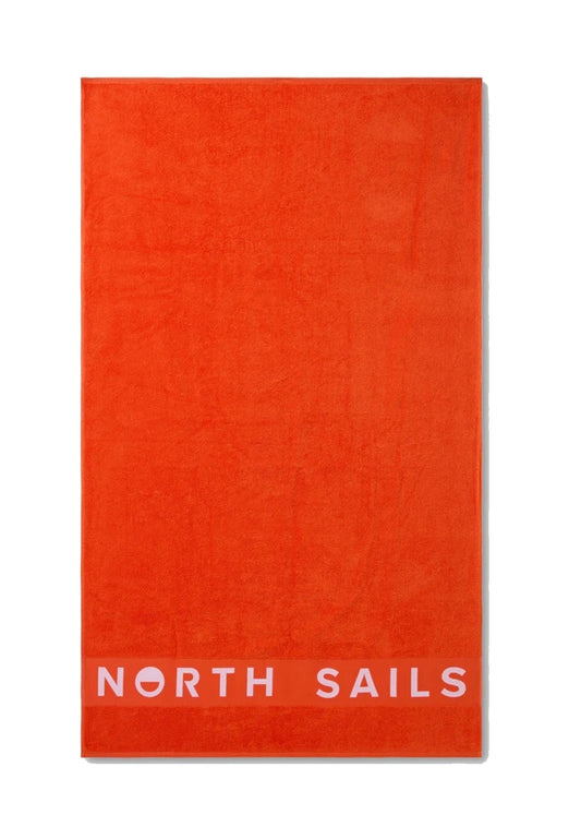 Telo mare arancione cotone biologico North Sails P24