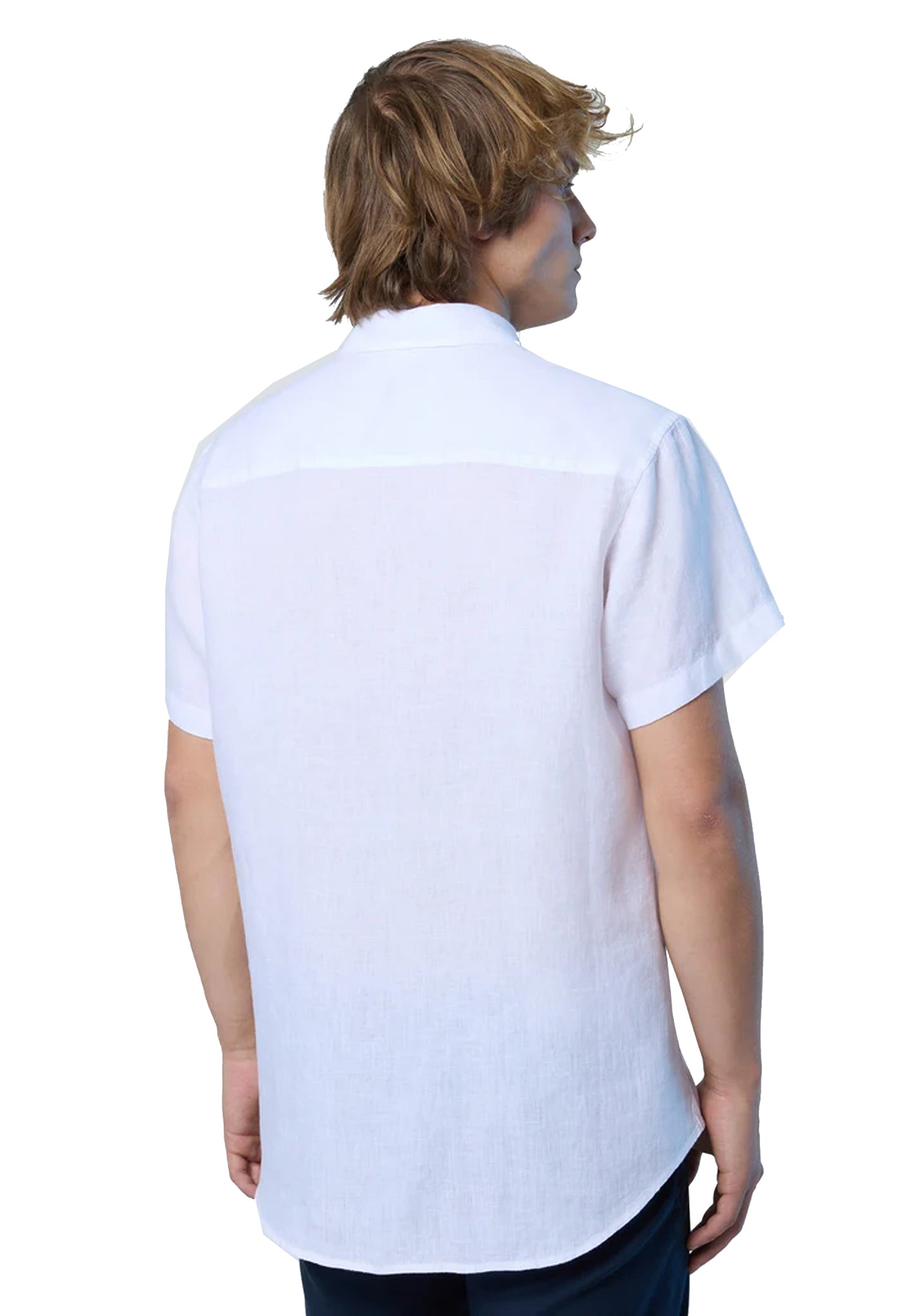 Camicia bianca maniche corte lino North Sails P24