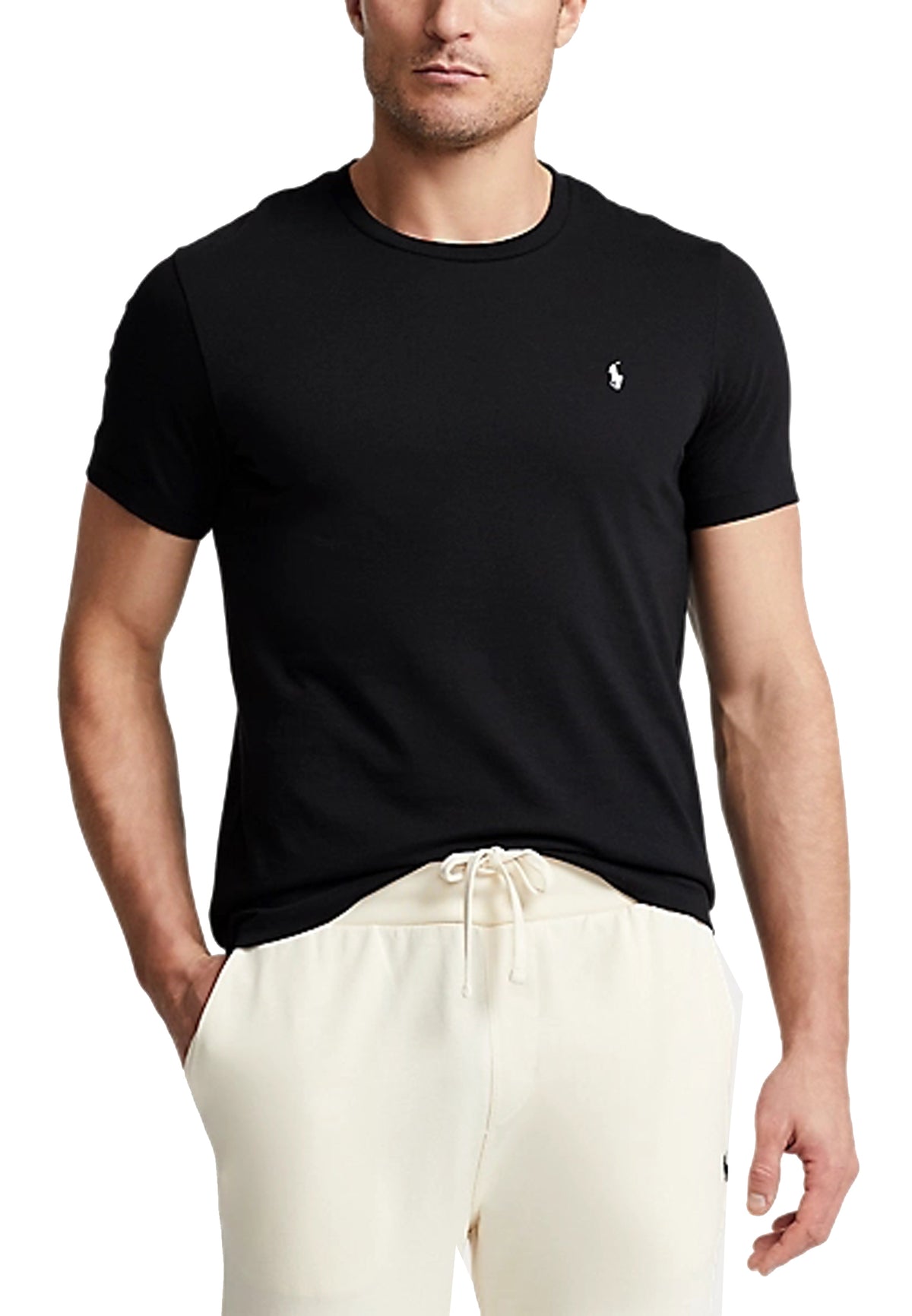 T-shirt cotone notte nera Polo Ralph Lauren P24 714844756001 / POLO RALPH LAUREN 