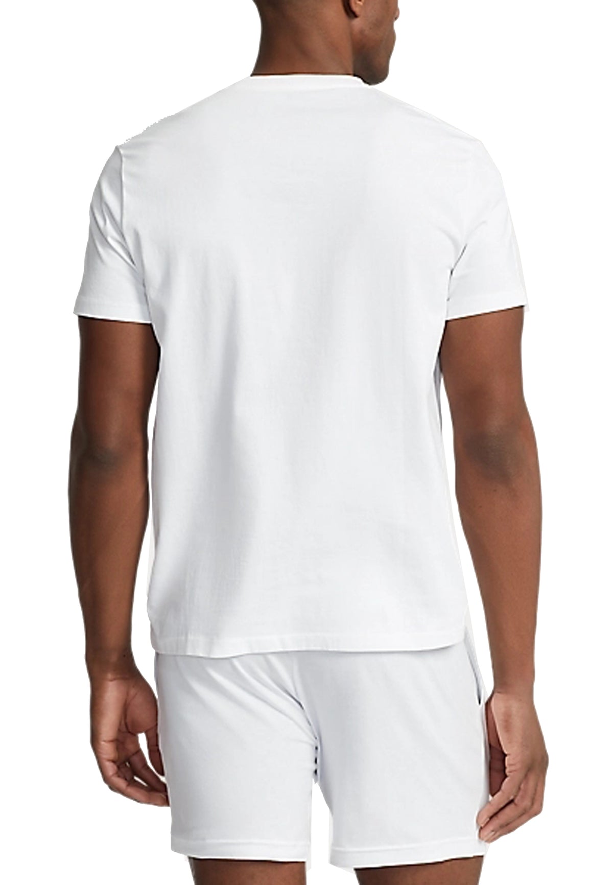 Maglietta cotone girocollo bianca da notte Polo Ralph Lauren P24 714931650003 / POLO RALPH LAUREN 