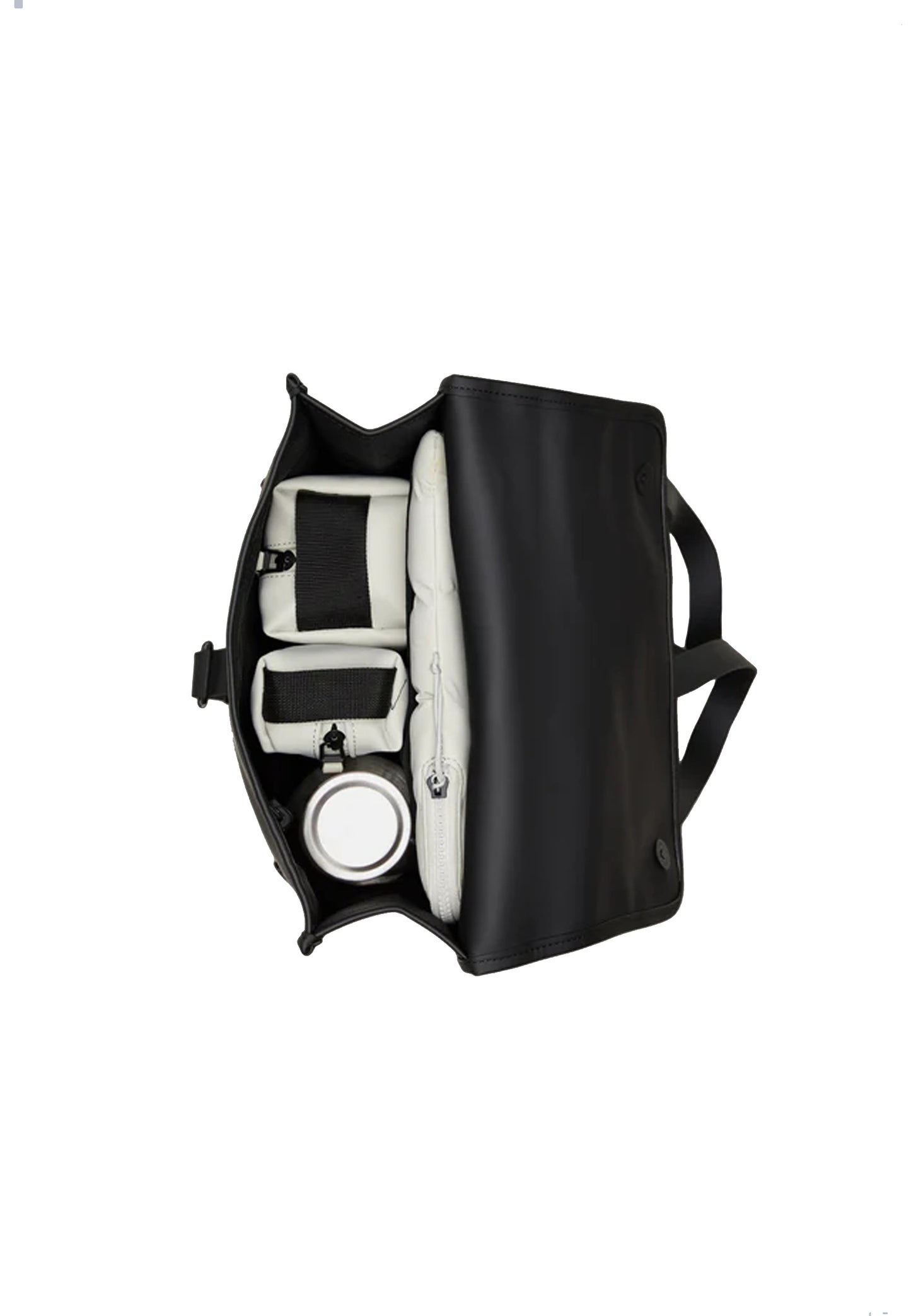 Zaino Bucket hatbackpack mini nero impermeabile Rains P24