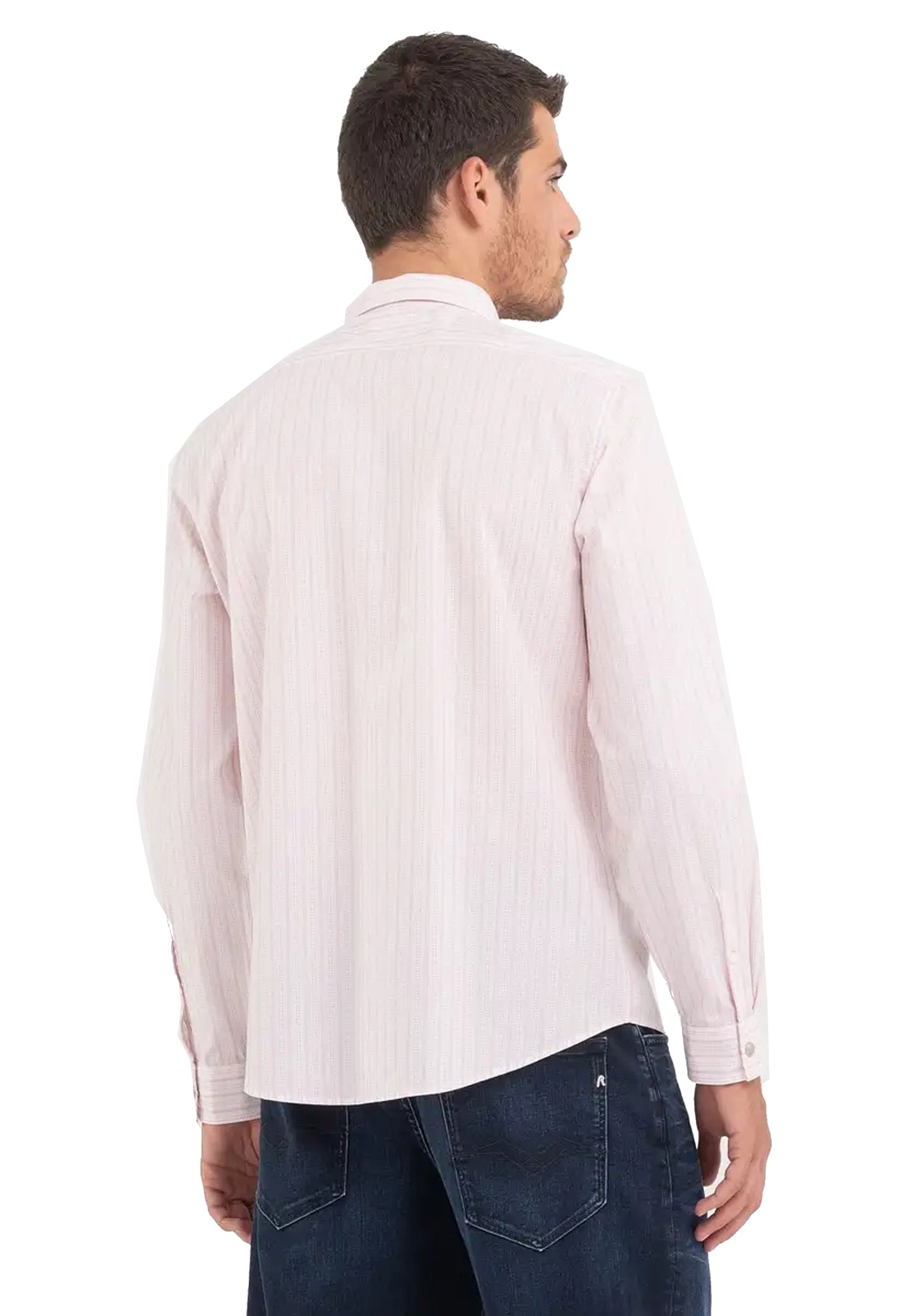 Camicia rosa cotone Replay P24