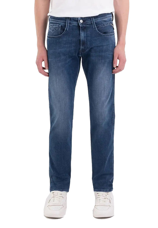 Pantaloni jeans slim fit cotone Replay P24