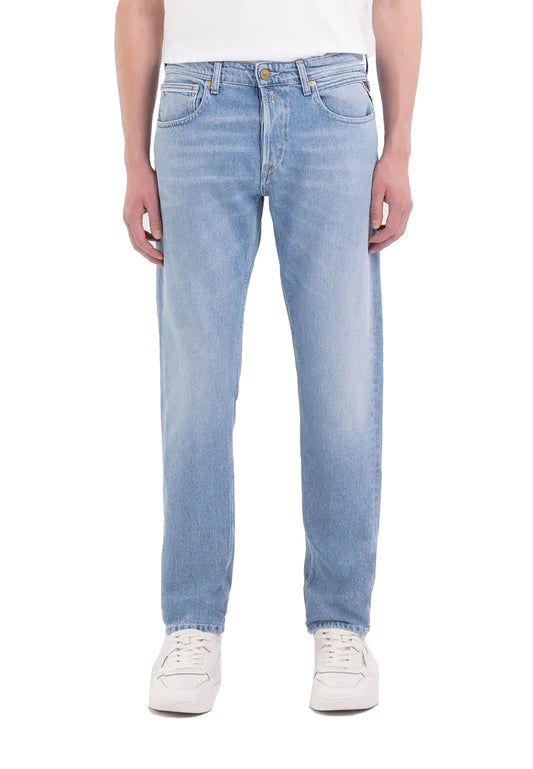 Pantaloni jeans blu chiaro straight fit Replay P24