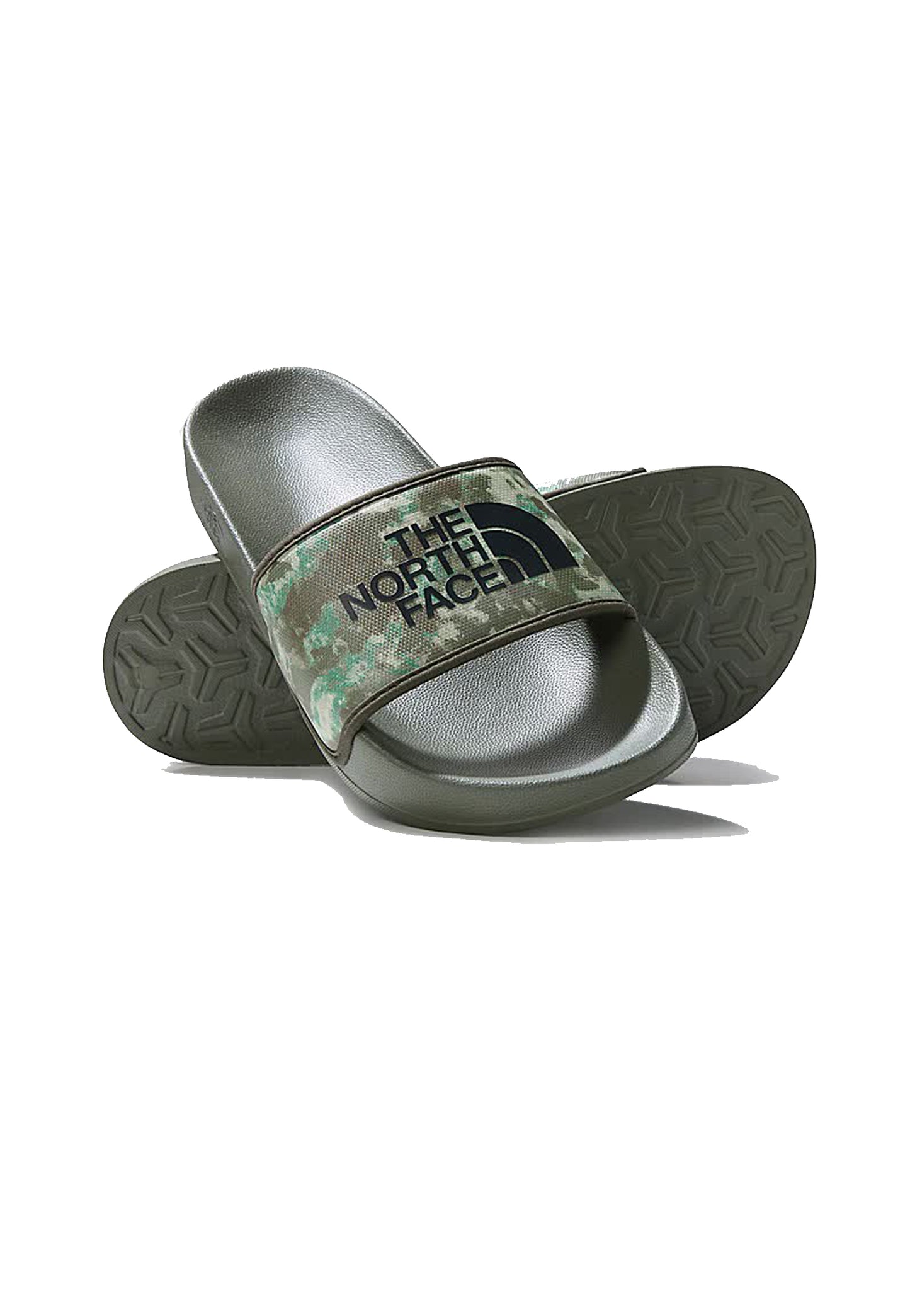 Ciabatte mare e piscina verde militare Base Camp Slide III The North Face P24 NF0A4T2RIYL1 NFIYLNFIYL THE NORTH FACE 