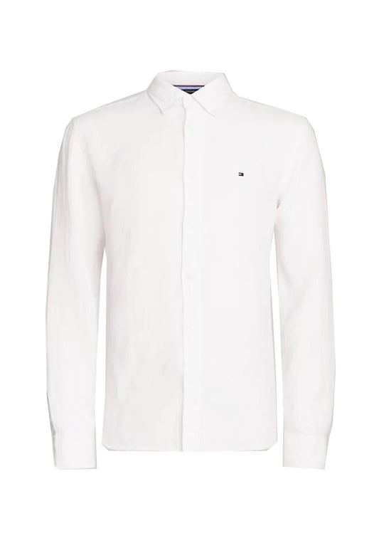 Camicia lino bianca Tommy Hilfiger P24