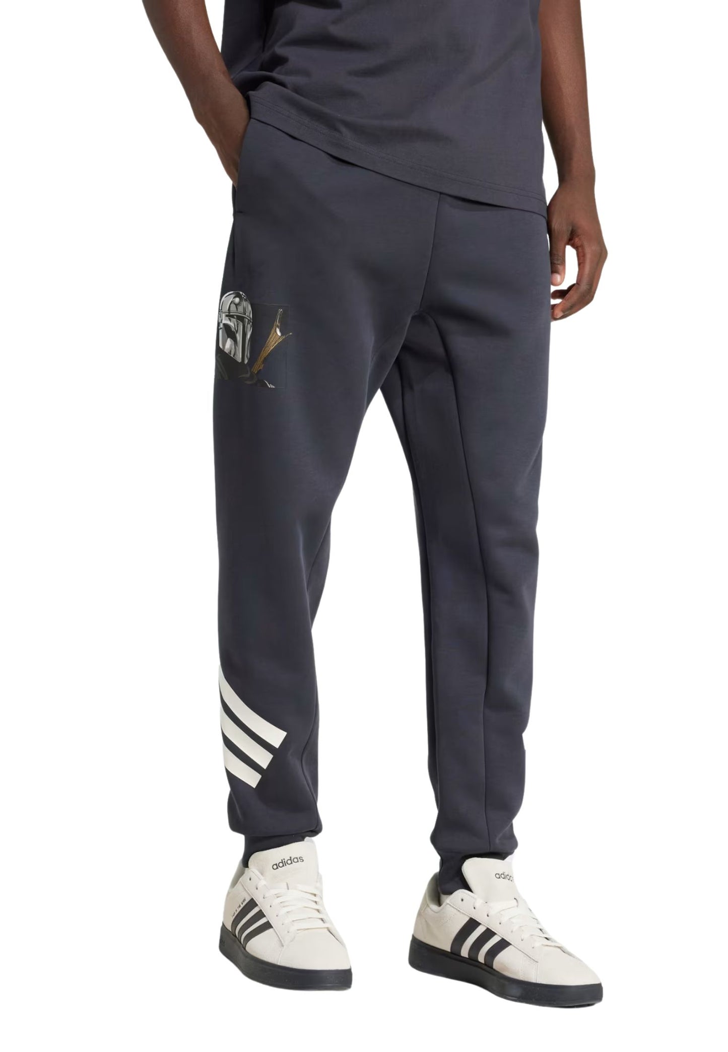 Pantaloni tuta grigio scuro Adidas x Star Wars P25 JD5724 5724DARK GREY ADIDAS 