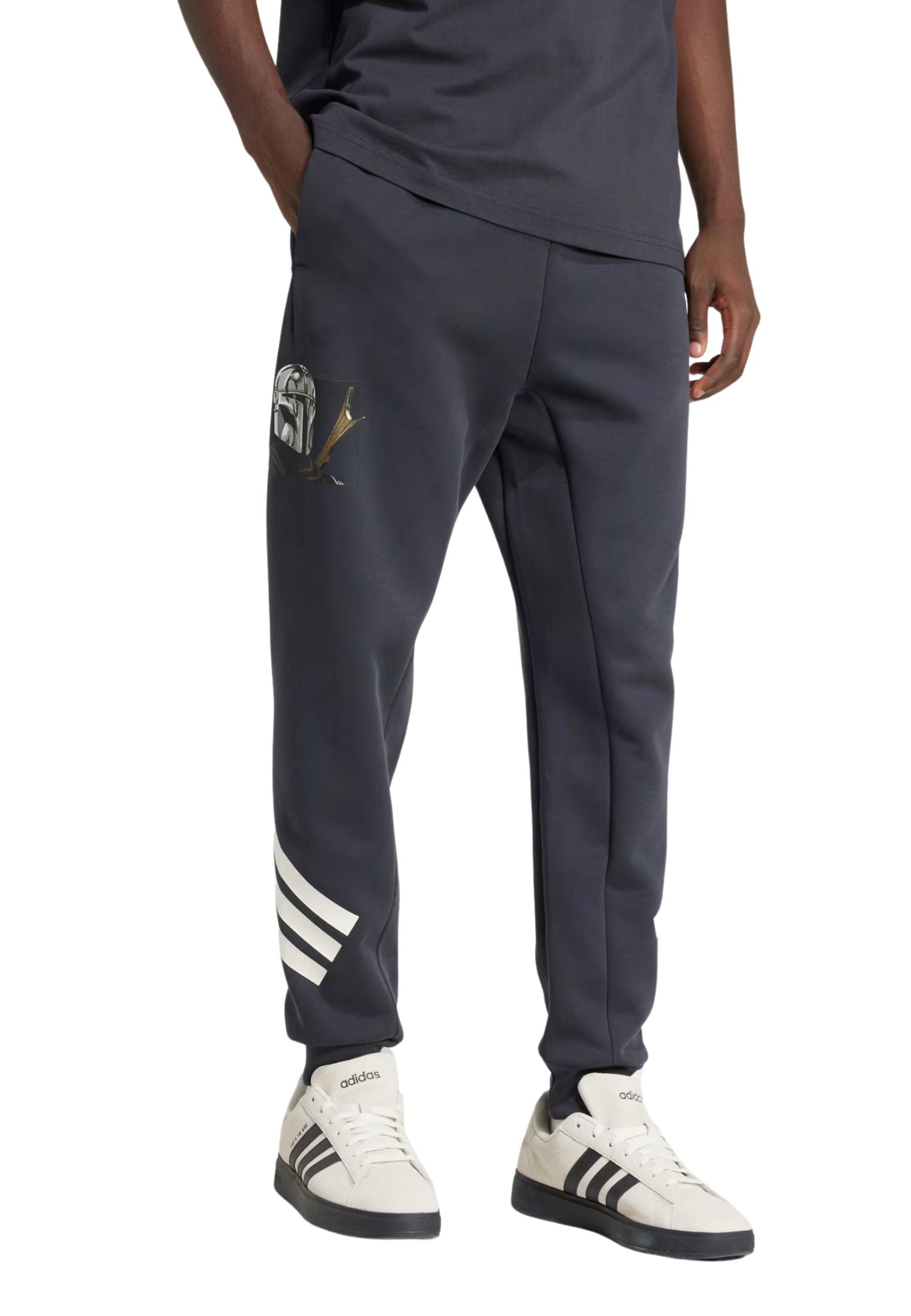 Pantaloni tuta grigio scuro Adidas x Star Wars P25 JD5724 5724DARK GREY ADIDAS 