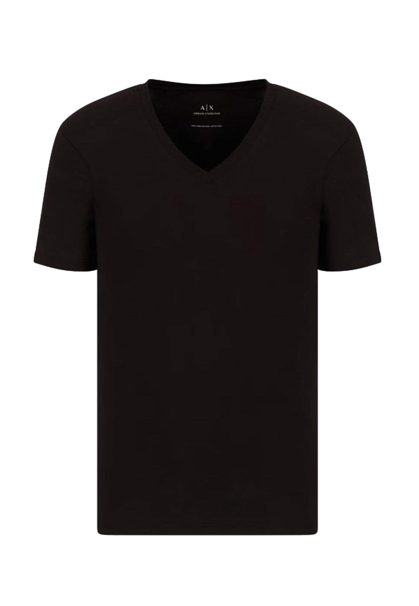 T-shirt nera scollo v cotone Armani Exchange P25 8NZT75ZJA5Z 12001200 ARMANI EXCHANGE 