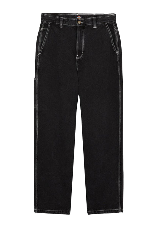 Pantalone jeans denim nero Madison baggy Dickies P25 DK0A4YEC BLACK J791BLACK J791 DICKIES 