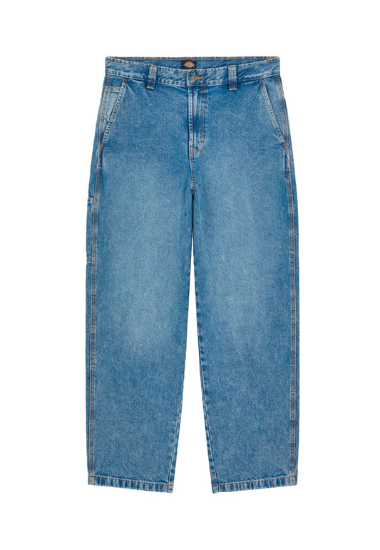 Pantaloni blu jeans denim Madison baggy Dickies P25 DK0A4YEC DENIM BLUBLU DICKIES 