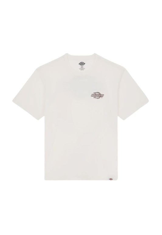T-shirt beige Wood con logo Dickies P25 DK0A4ZATC481 DKC48DKC48 DICKIES 