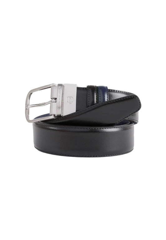 Cintura nera e blu uomo in pelle con fibbia ad ardiglione Piquadro P25 CU3049C11 NBNB PIQUADRO 