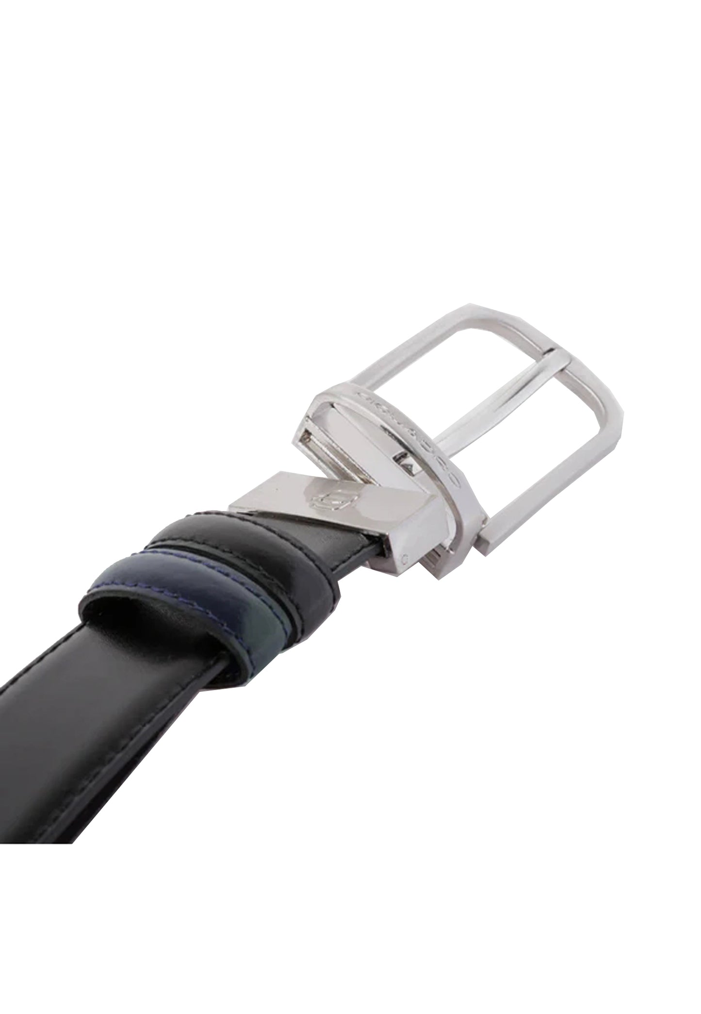 Cintura nera e blu uomo in pelle con fibbia ad ardiglione Piquadro P25 CU3049C11 NBNB PIQUADRO 