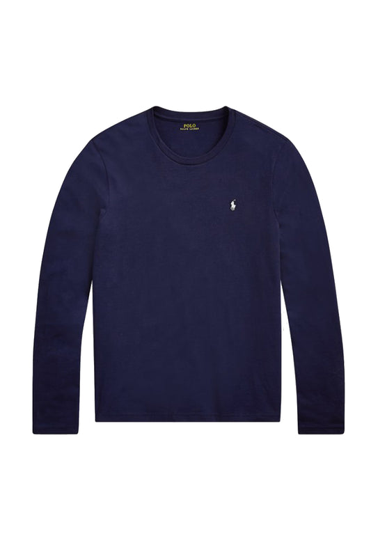 T-shirt manica lunga intima da notte cotone blu girocollo Polo Ralph Lauren P25 714844759002410410 POLO RALPH LAUREN
