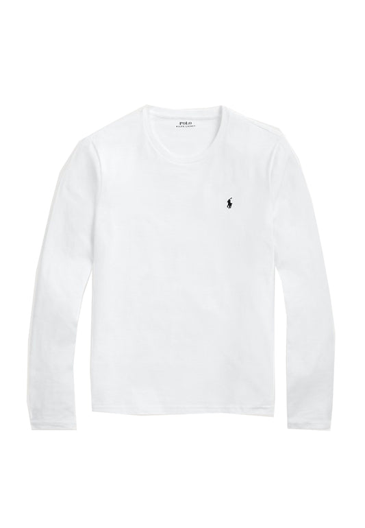 T-shirt manica lunga intima da notte cotone bianca girocollo Polo Ralph Lauren P25 714844759004100100 POLO RALPH LAUREN