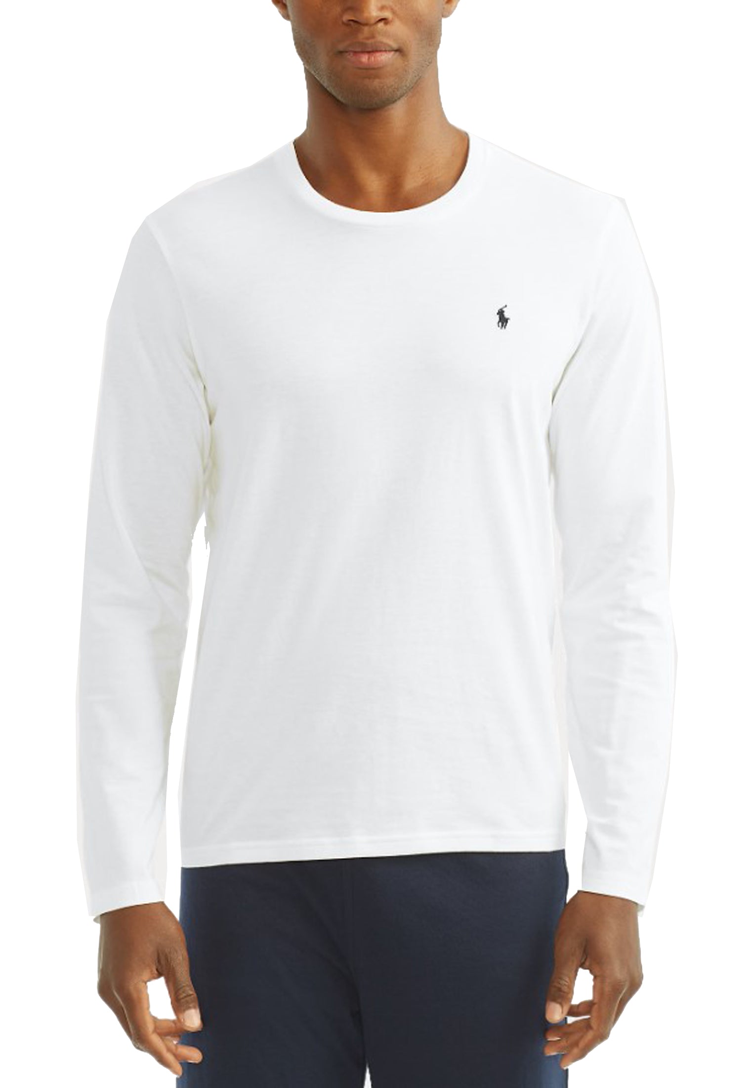 T-shirt manica lunga intima da notte cotone bianca girocollo Polo Ralph Lauren P25 714844759004100100 POLO RALPH LAUREN