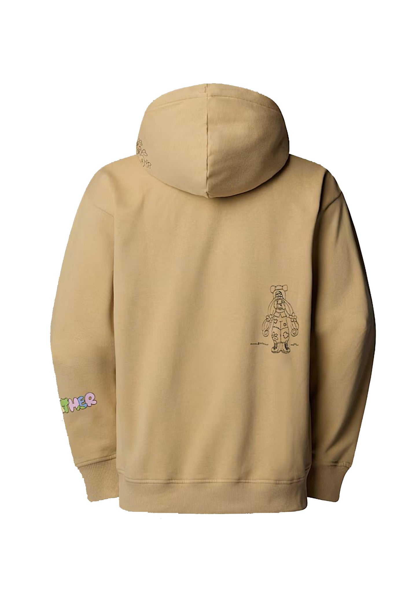 Felpa con cappuccio sabbia Mountain Cleanup oversized unisex The North Face P25 NF0A8C2VLK51 NFLK5NFLK5 THE NORTH FACE 