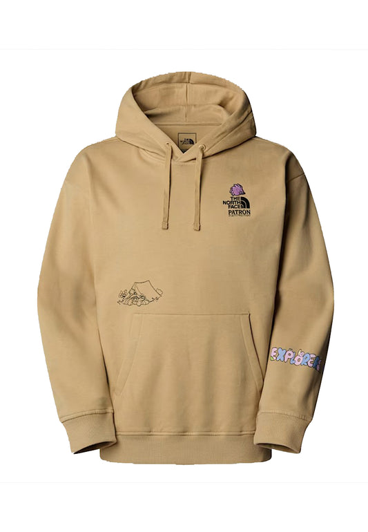 Felpa con cappuccio sabbia Mountain Cleanup oversized unisex The North Face P25 NF0A8C2VLK51 NFLK5NFLK5 THE NORTH FACE 
