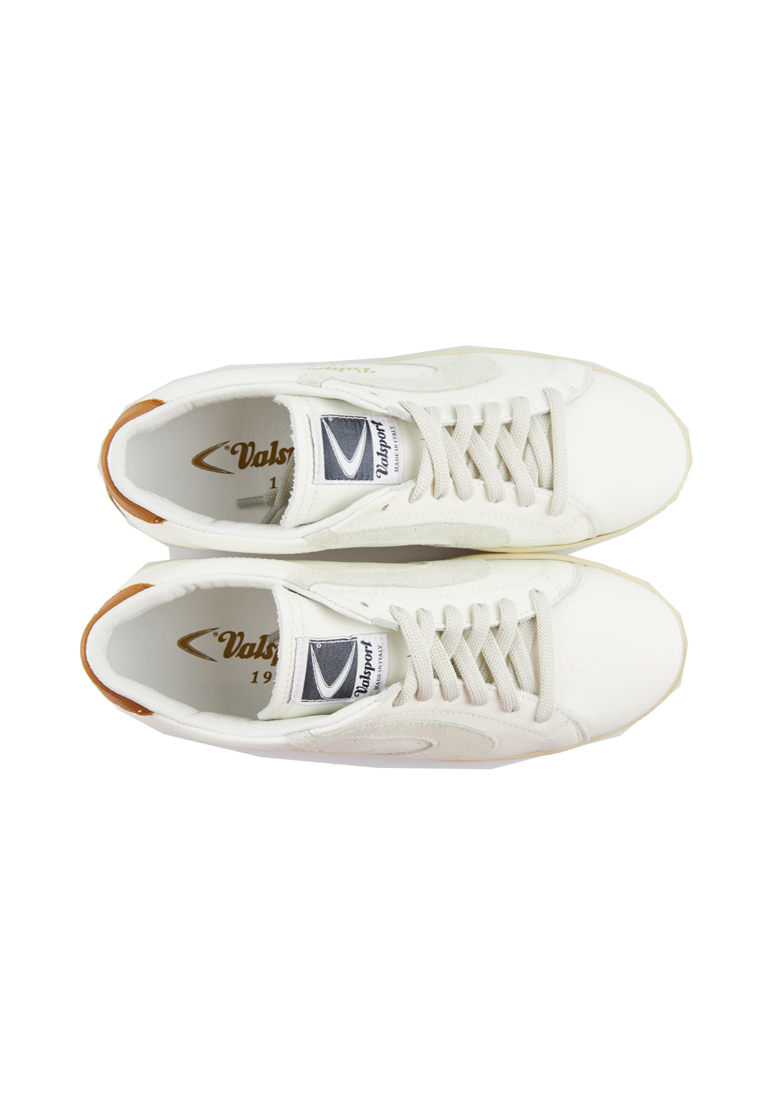 Scarpe sneakers in pelle Tournament Mix Nappa Valsport P25 VT2451M BIANCO PANNA VALSPORT 