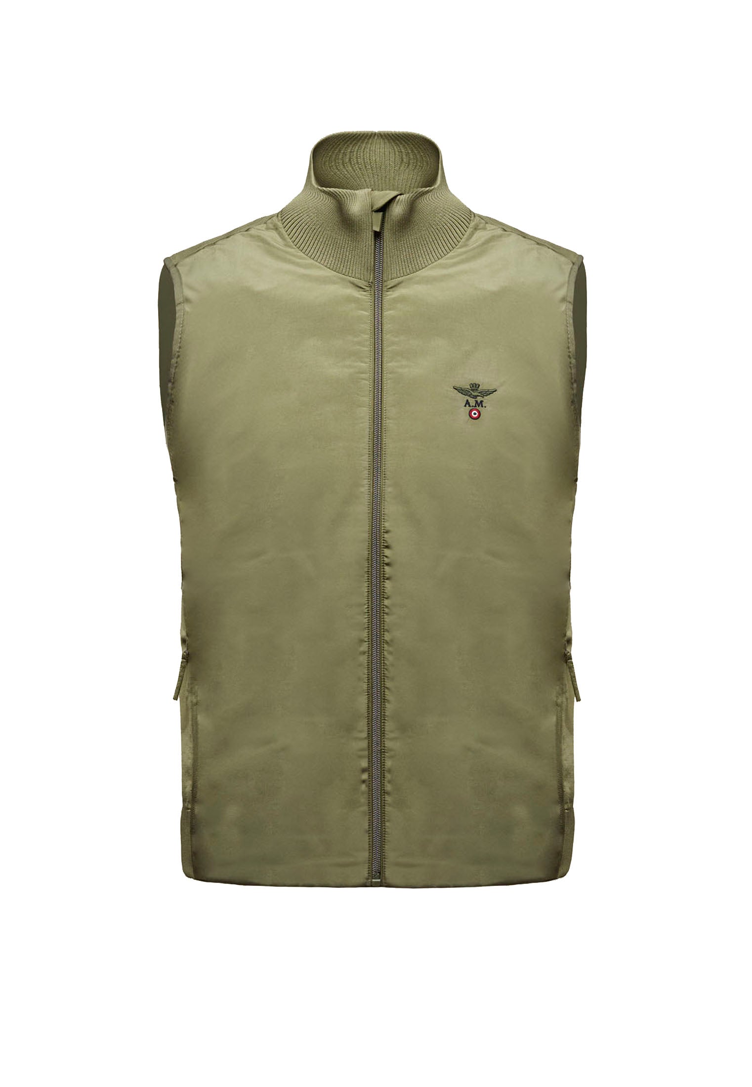 Gilet smanicato verde imbottito Aeronautica Militare P26 261AM1386UCL00002 0730407304 AERONAUTICA MILITARE 