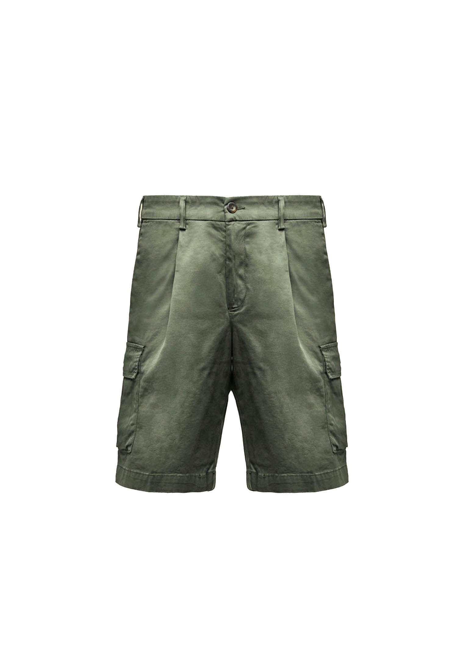 Bermuda Pantaloni Corti verde cargo cotone Aeronautica Militare P26 261BE0287UCT04331 0730407304 AERONAUTICA MILITARE 