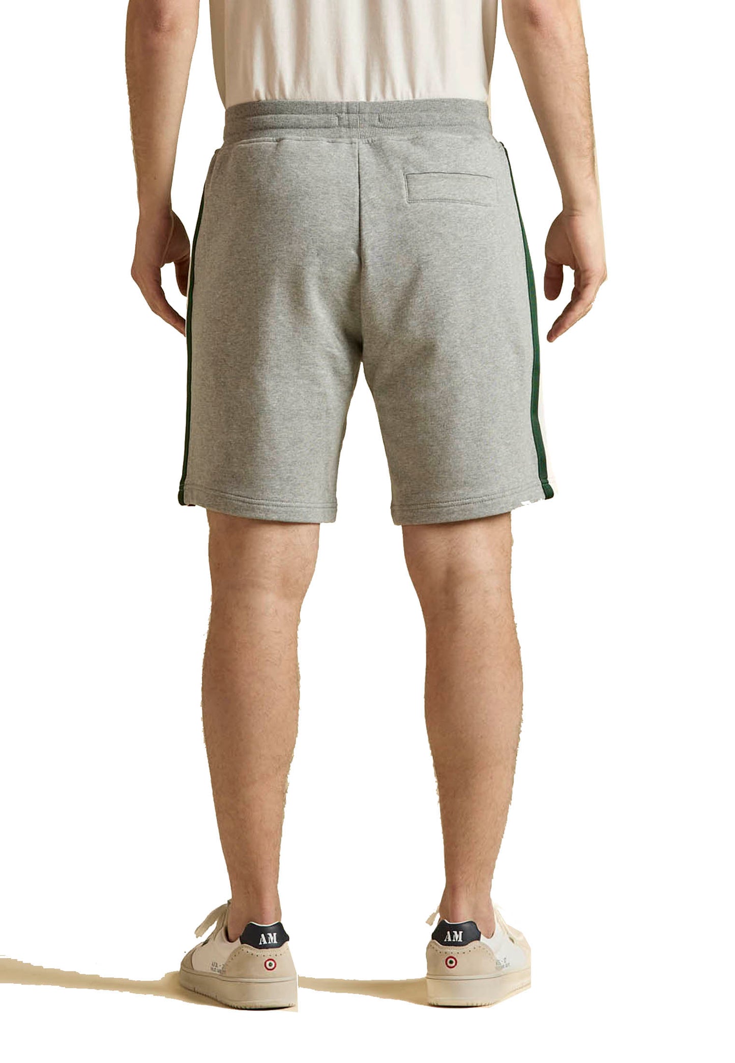 Pantaloni corti shorts sportivi felpati grigi Aeronautica Militare P26 261BF0030UF00677 1717117171 AERONAUTICA MILITARE 