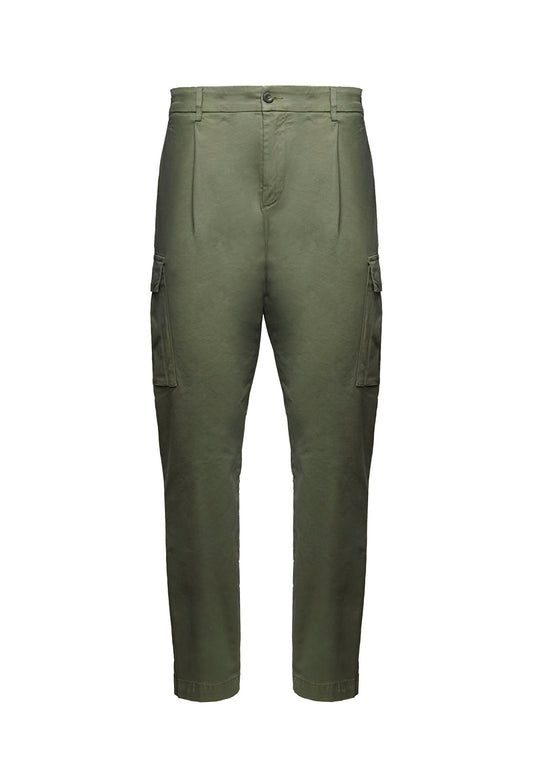 Pantaloni cargo verde cotone Aeronautica Militare P26 261PA1718UCT04331 0730407304 AERONAUTICA MILITARE 