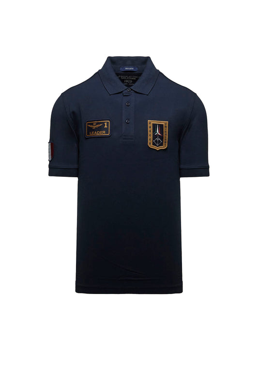 Polo manica corta blu Frecce Tricolori Aeronautica Militare P26 261PO1927UP00191 0818408184 AERONAUTICA MILITARE 