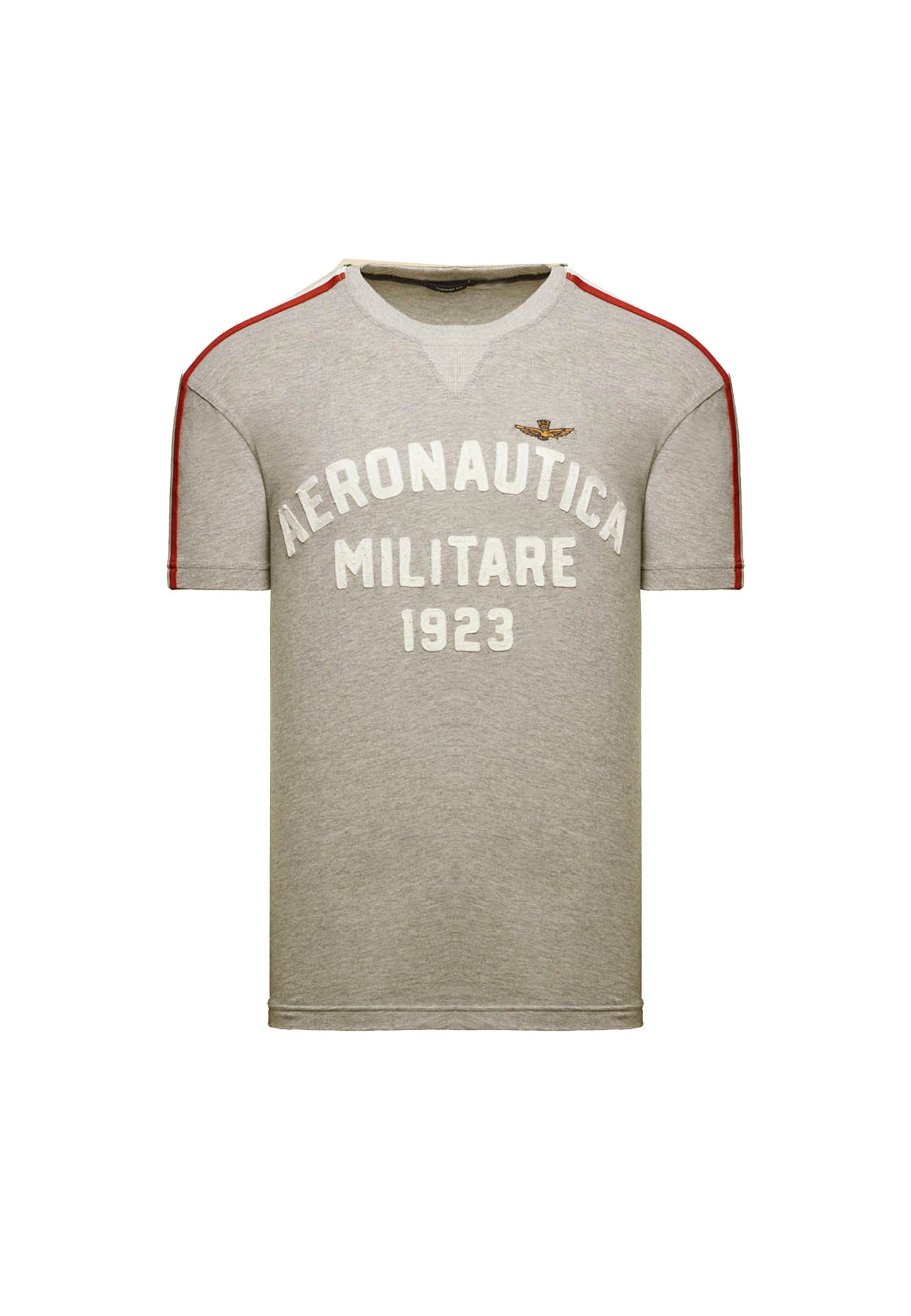 T-shirt girocollo grigia sportiva Aeronautica Militare P26 261TS2516UJ00723 1717117171 AERONAUTICA MILITARE 