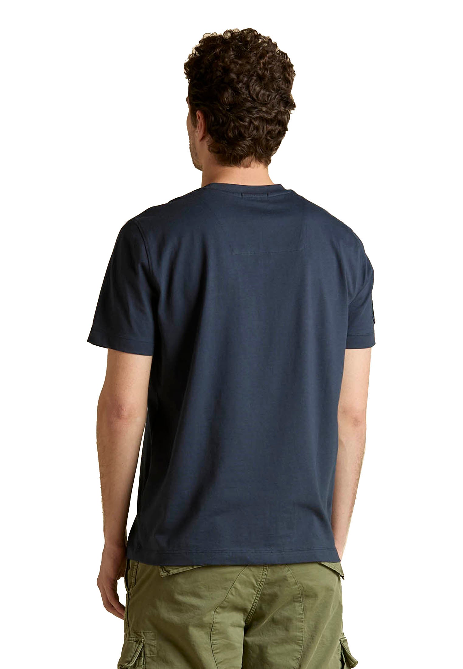 T-shirt girocollo blu cotone Frecce Tricolori Aeronautica Militare P26 261TS2544UJ00592 0818408184 AERONAUTICA MILITARE 
