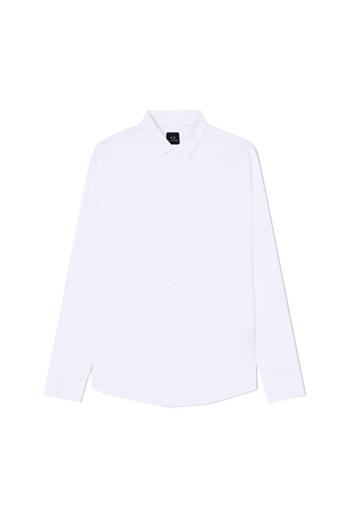 Camicia bianca slim fit cotone popoeline Armani Exchange P26 8NZC31 ZN28Z 11001100 ARMANI EXCHANGE 