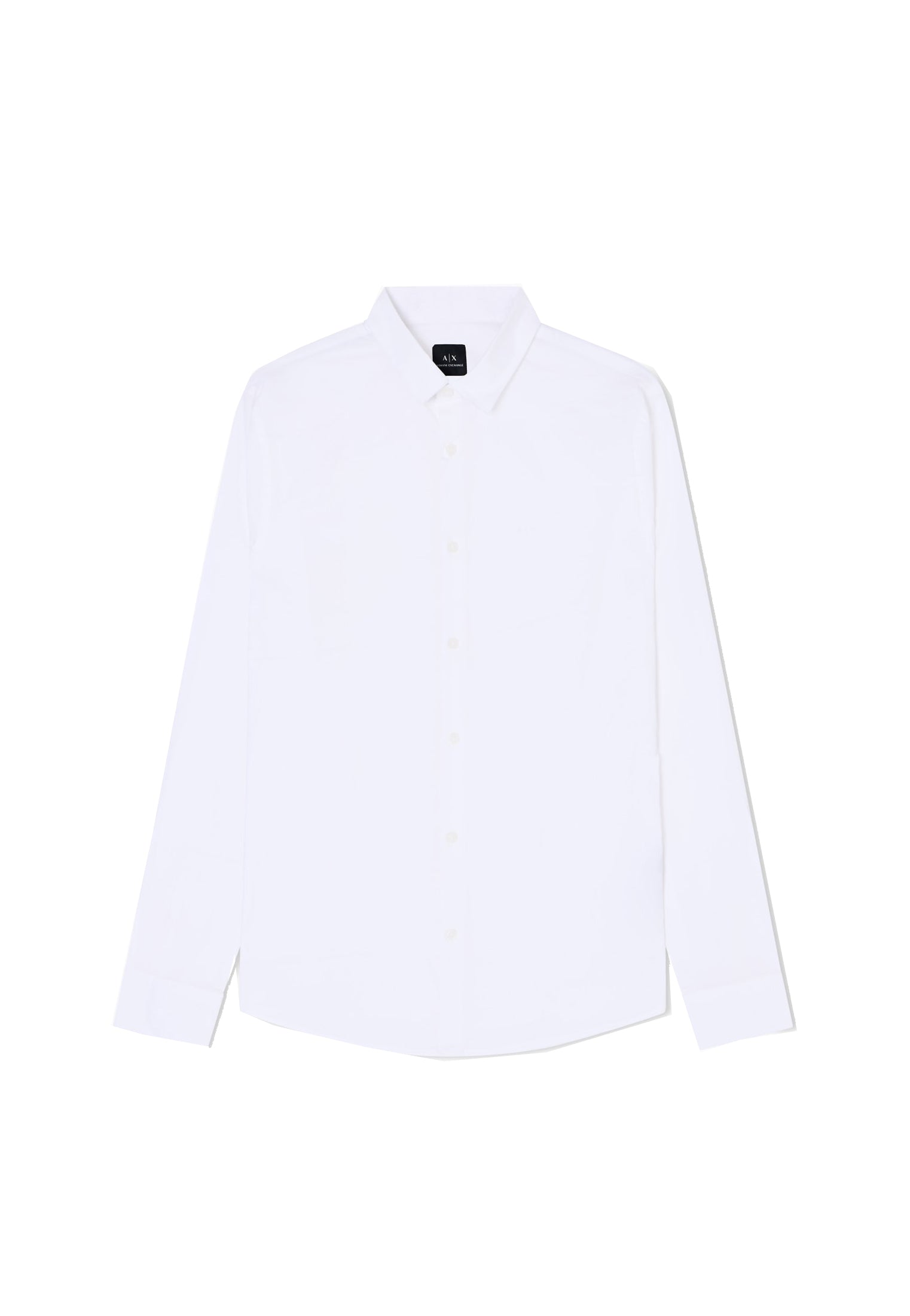 Camicia bianca slim fit cotone popoeline Armani Exchange P26 8NZC31 ZN28Z 11001100 ARMANI EXCHANGE 