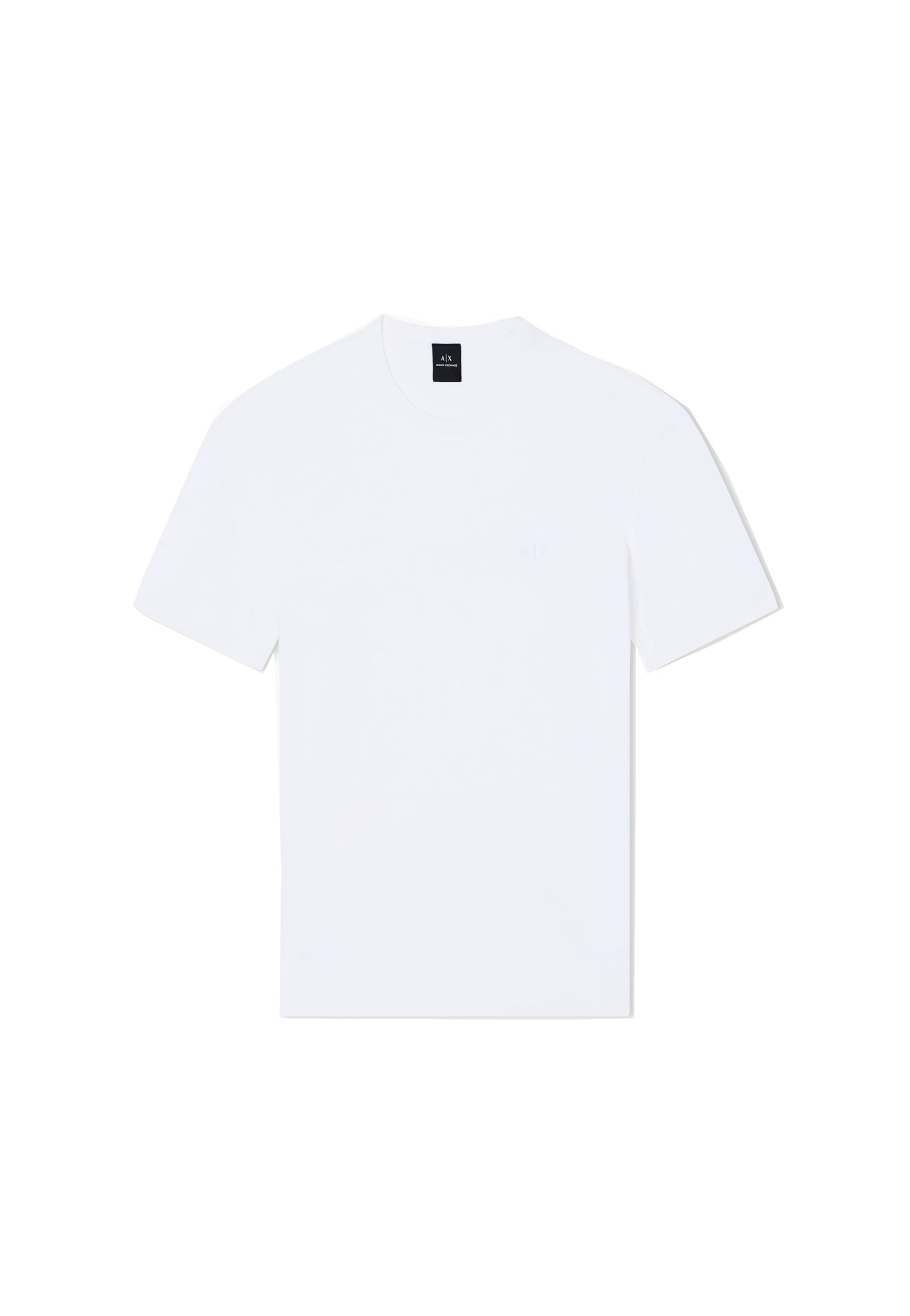 T-shirt bianca in maglia cotone maniche corte girocollo Armani Exchange P26 8NZM5C ZM3JZ 11161116 ARMANI EXCHANGE 