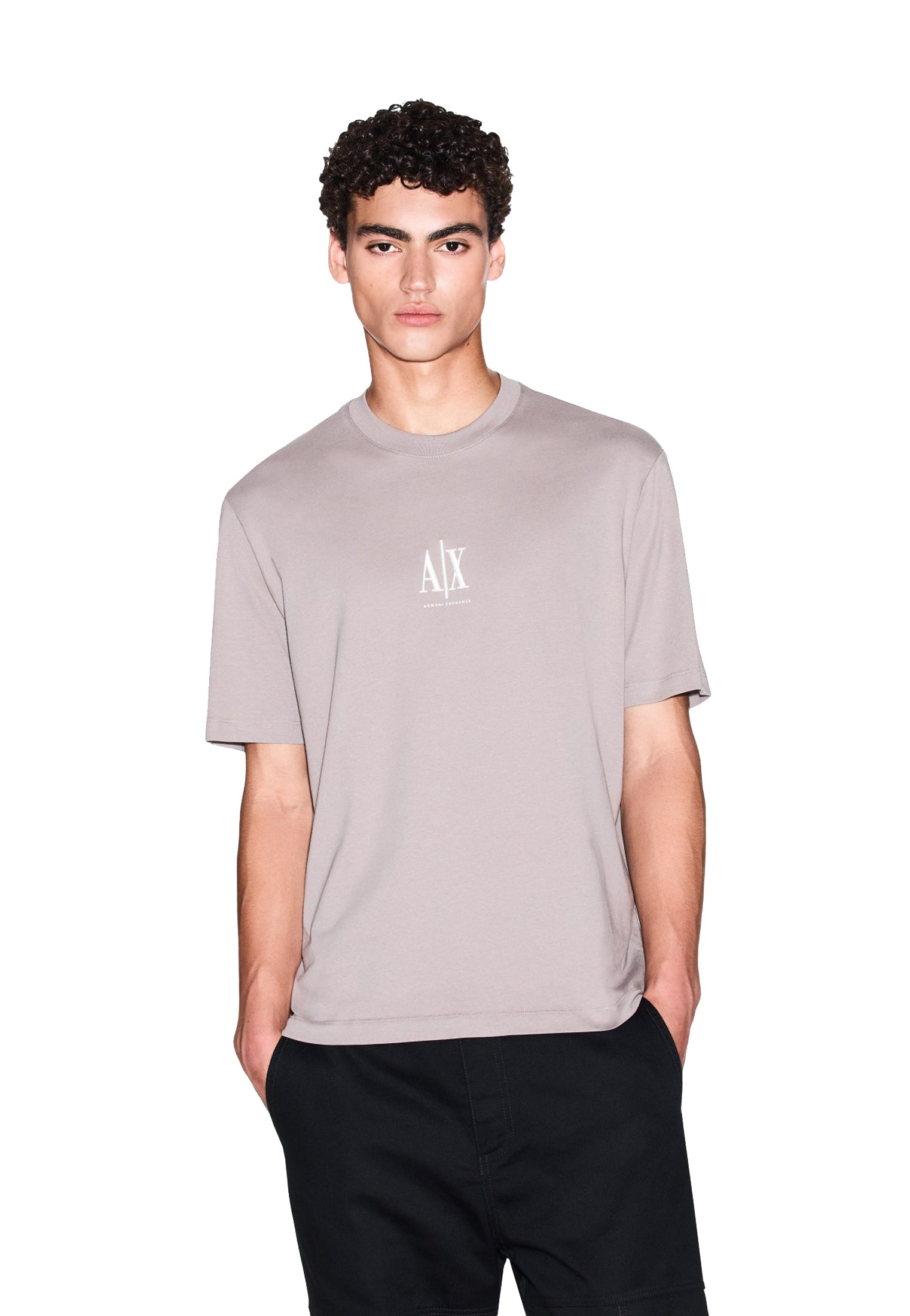 T-shirt girocollo beige Armani Exchange P26 XM000363 AF12308 U6107U6107 ARMANI EXCHANGE 