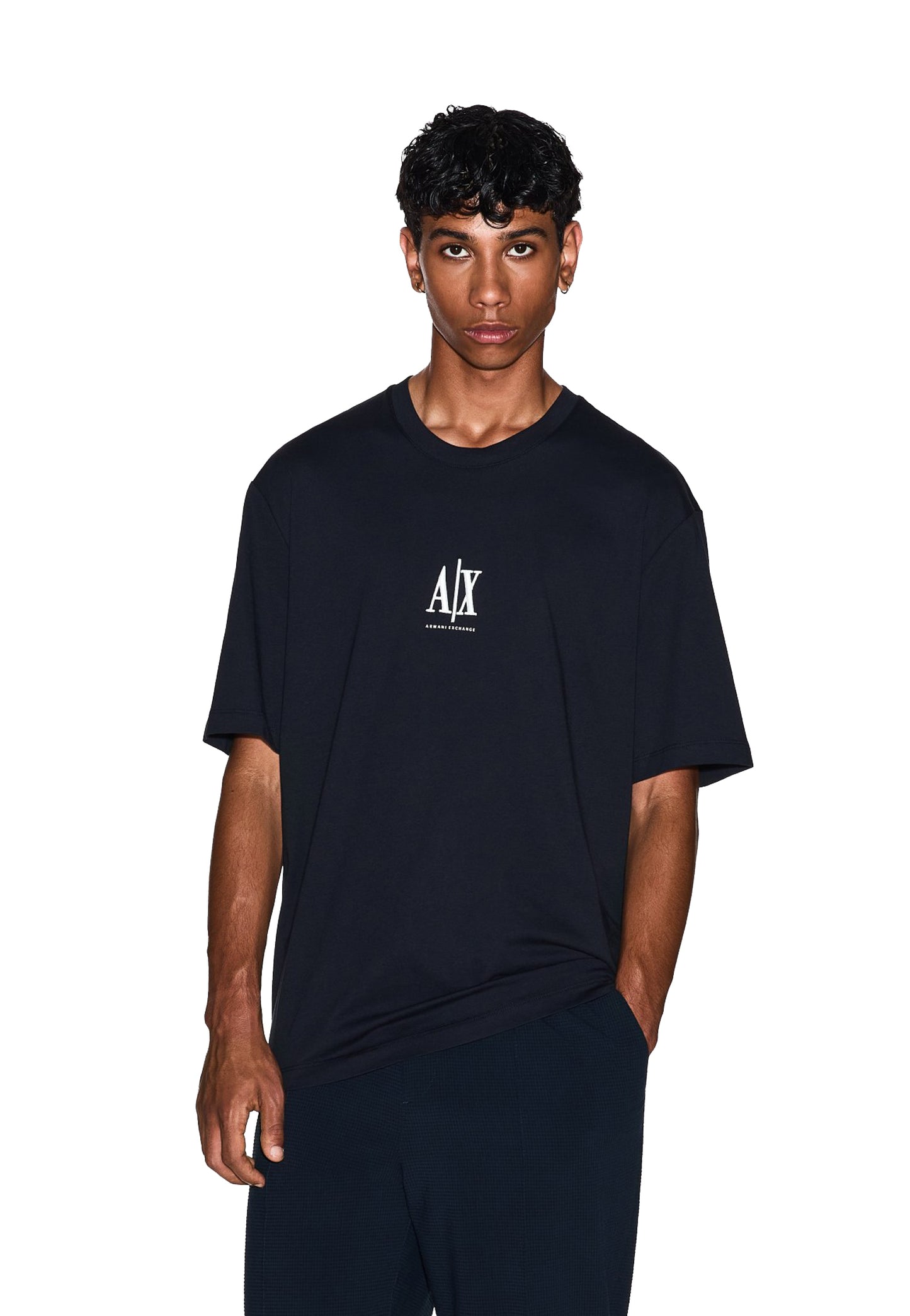 T-shirt girocollo blu Armani Exchange P26 XM000363 AF12308 UB101UB101 ARMANI EXCHANGE 