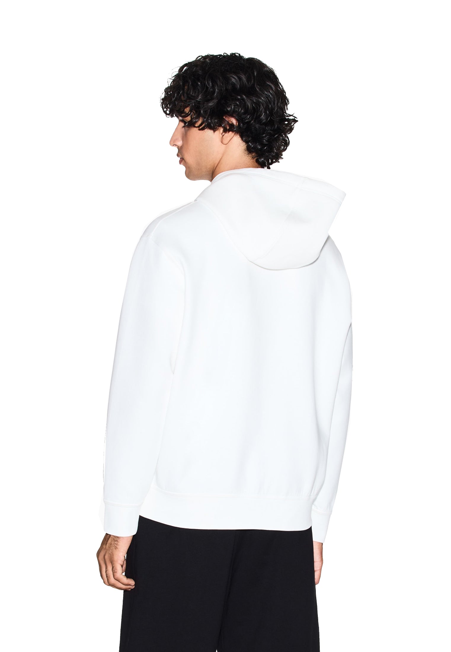 Felpa con cappuccio bianca full zip Armani Exchange P26 XM000371 AF10818 U0009U0009 ARMANI EXCHANGE 