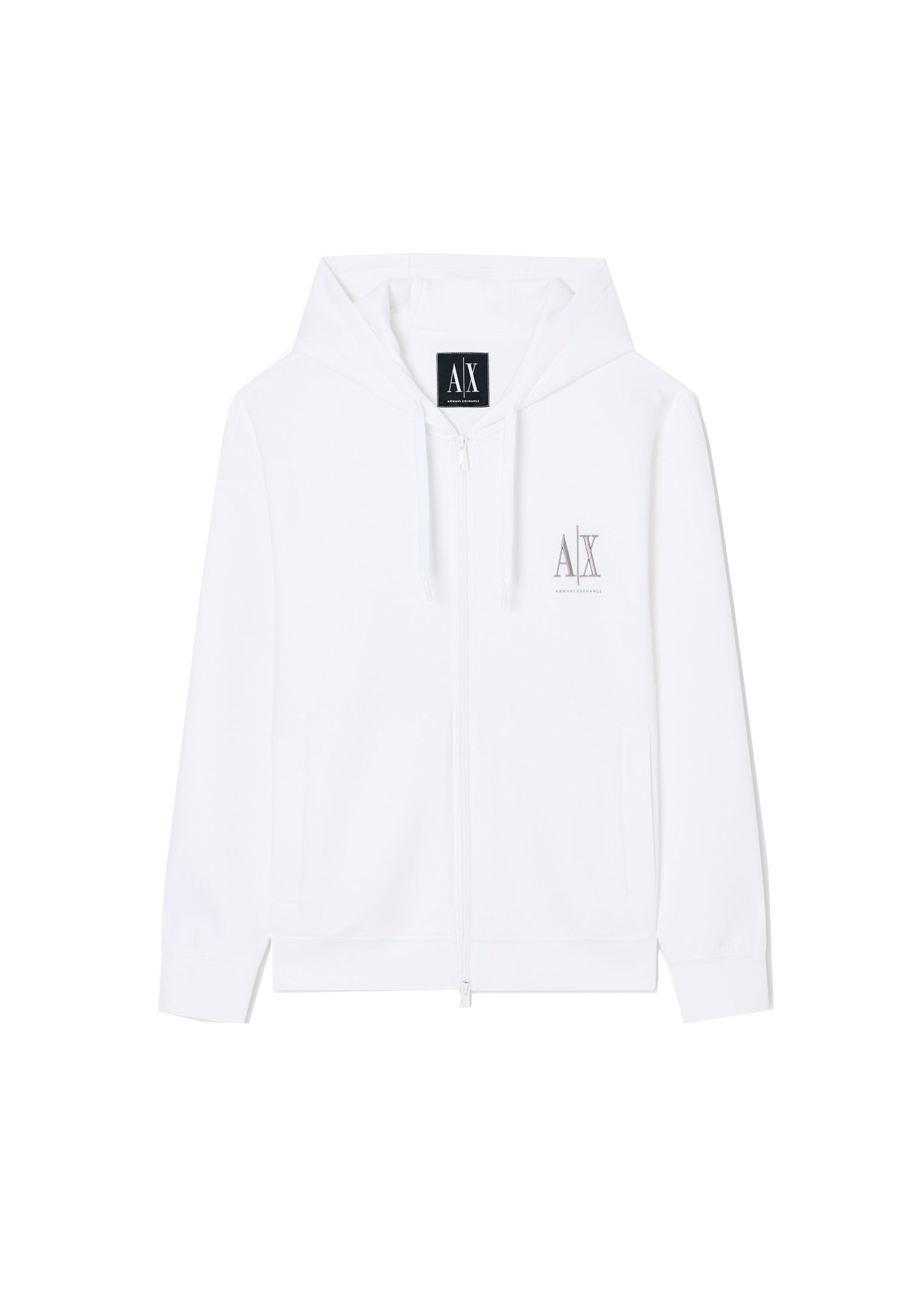 Felpa con cappuccio bianca full zip Armani Exchange P26 XM000371 AF10818 U0009U0009 ARMANI EXCHANGE 