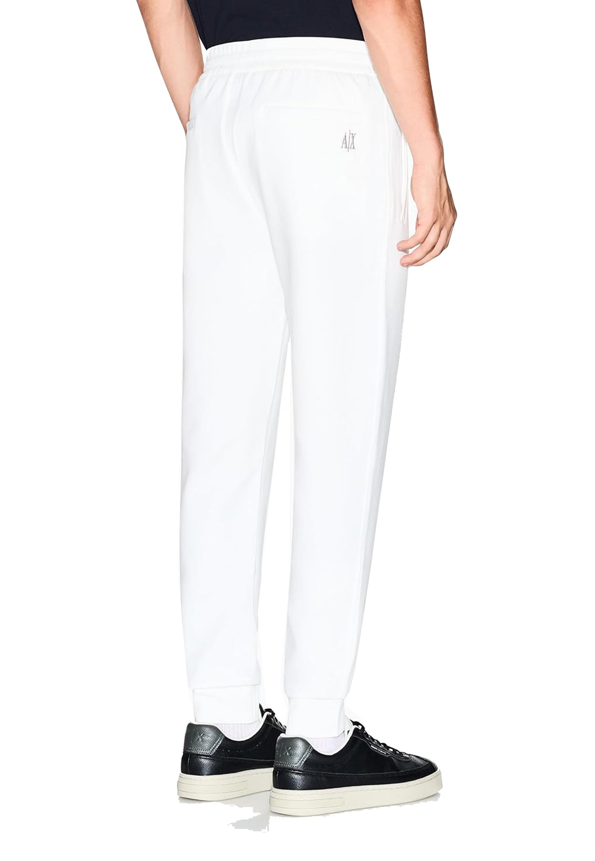Pantaloni tuta bianca sportiva Armani Exchange P26 XM000373 AF10818 U0009U0009 ARMANI EXCHANGE 
