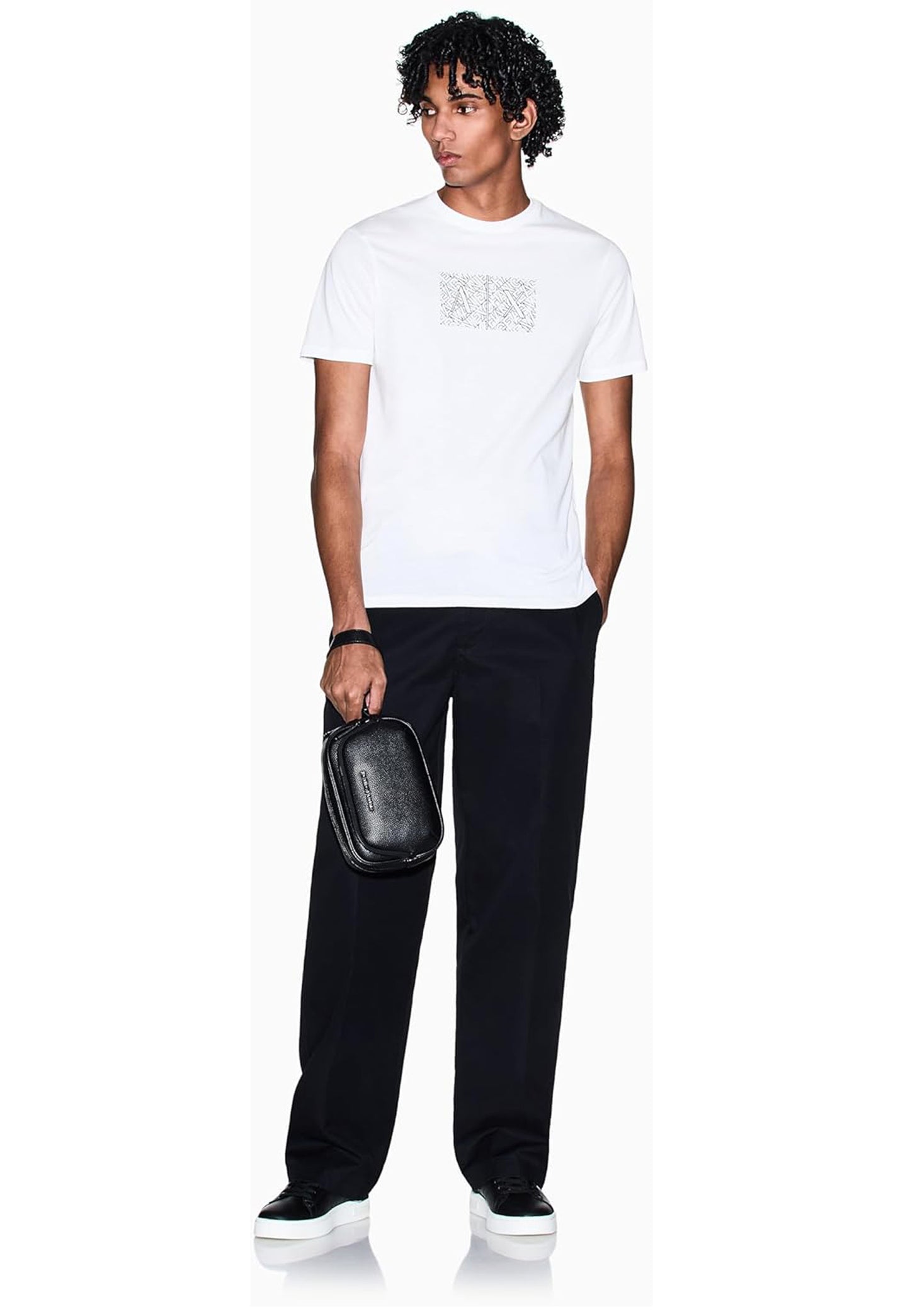 T-shirt girocollo cotone bianca Armani Exchange P26 XM002784 AF10356 U0009U0009 ARMANI EXCHANGE 