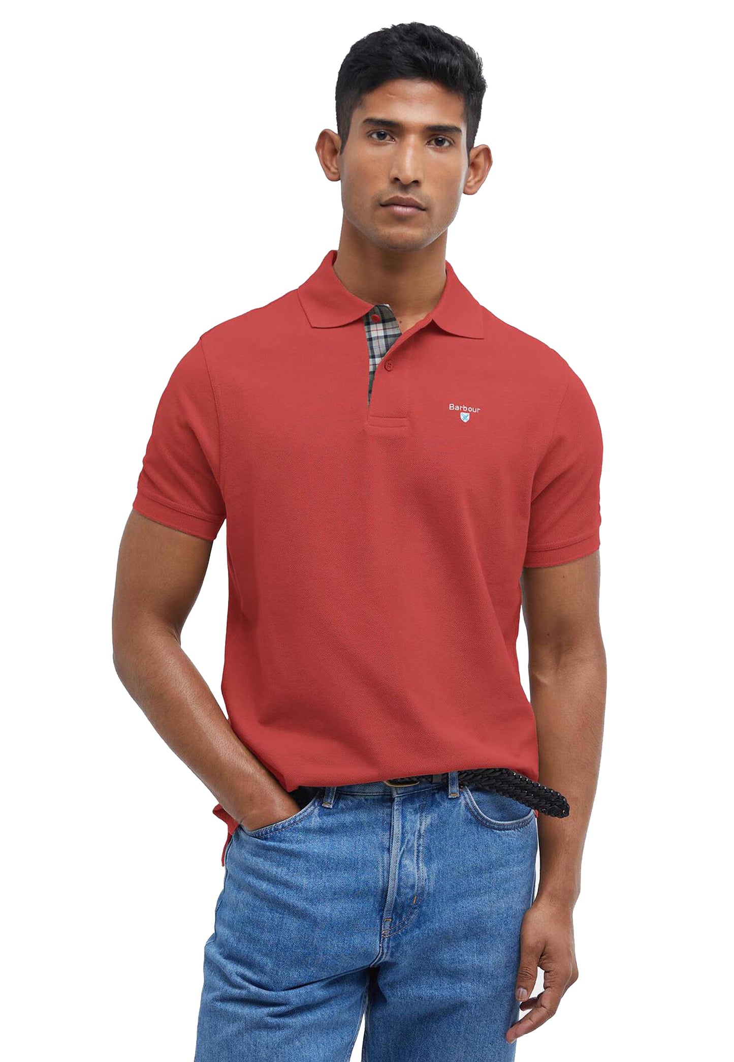 Polo mezza manica classica rossa Barbour P26 MML0012 RE25RE25 BARBOUR 