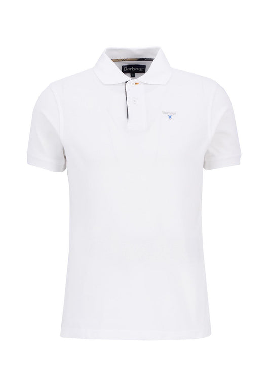 Polo mezza manica classica bianca Barbour P26 MML0012 WH11WH11 BARBOUR 