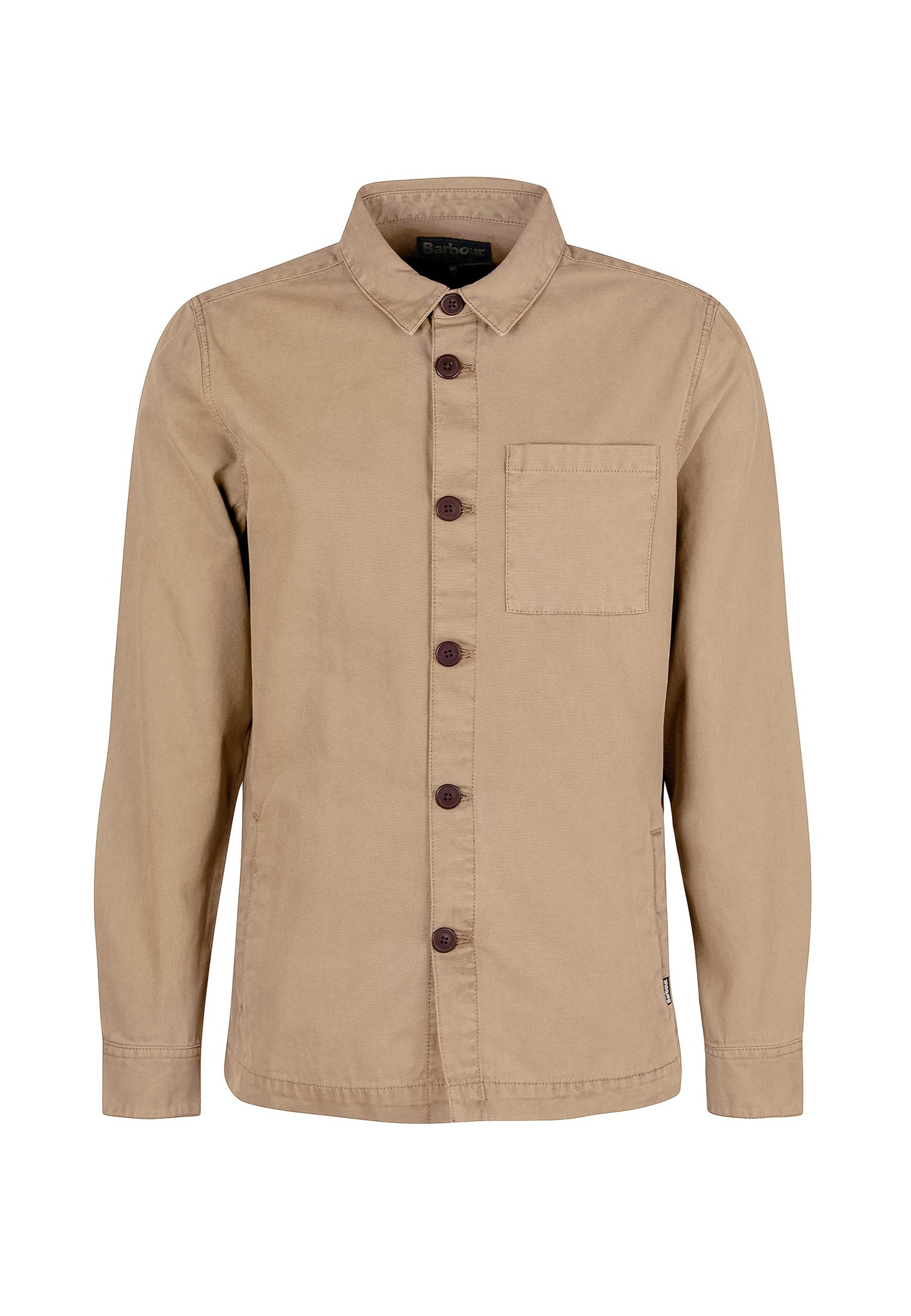 Giacca camicia cotone beige Barbour P26 MOS0281 ST17ST17 BARBOUR 