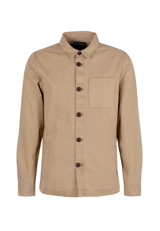 Giacca camicia cotone beige Barbour P26 MOS0281 ST17ST17 BARBOUR 